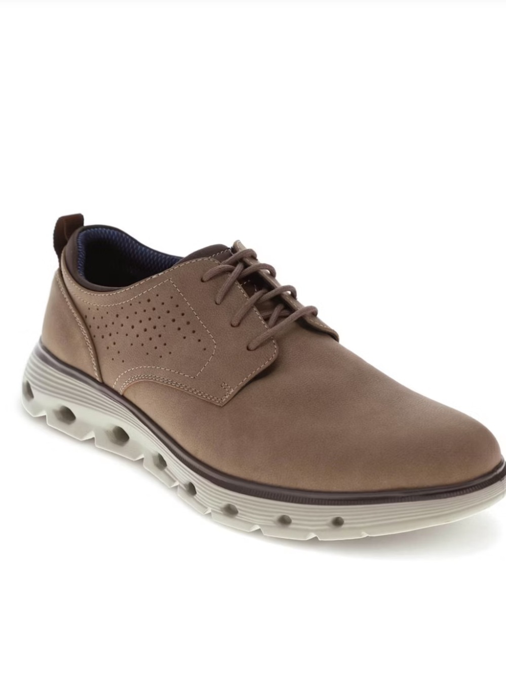 New in Box! Men’s Dockers Taupe Franco Casual Oxford Shoes Size 8.5